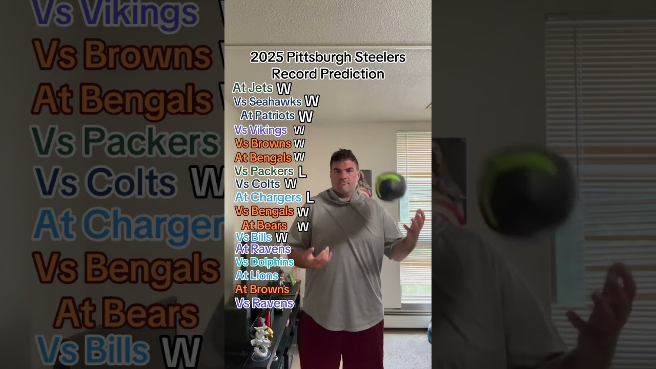 2025 Pittsburgh Steelers Season Outlook: Win-Loss Predictions & Key Insights 🏈