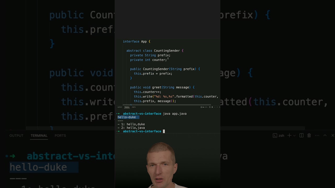 Abstract Classes vs. Interfaces in Java 🧩