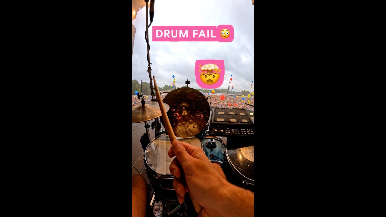 Epic Drum Fail! 😳 Lost the Basin in Front of 30,000 Fans #shorts