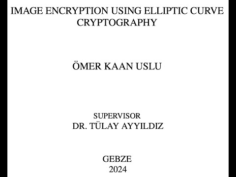 Image Encryption Application using Elliptic Curve Cryptography
