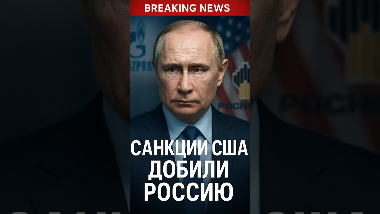 Санкции США ударили по «Газпрому» и «Роснефти» 🇺🇸