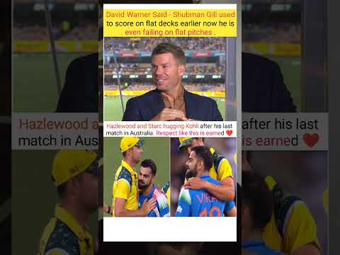 Hazlewood and Starc hugging Kohli after his last match in Australia. Respect like this is earned ❤️