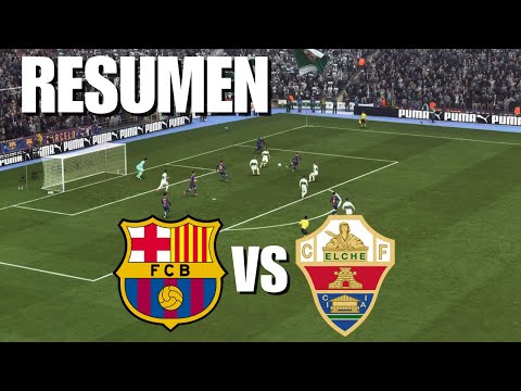 Barcelona vs Elche Resumen y Goles | LaLiga 2025 Highlights