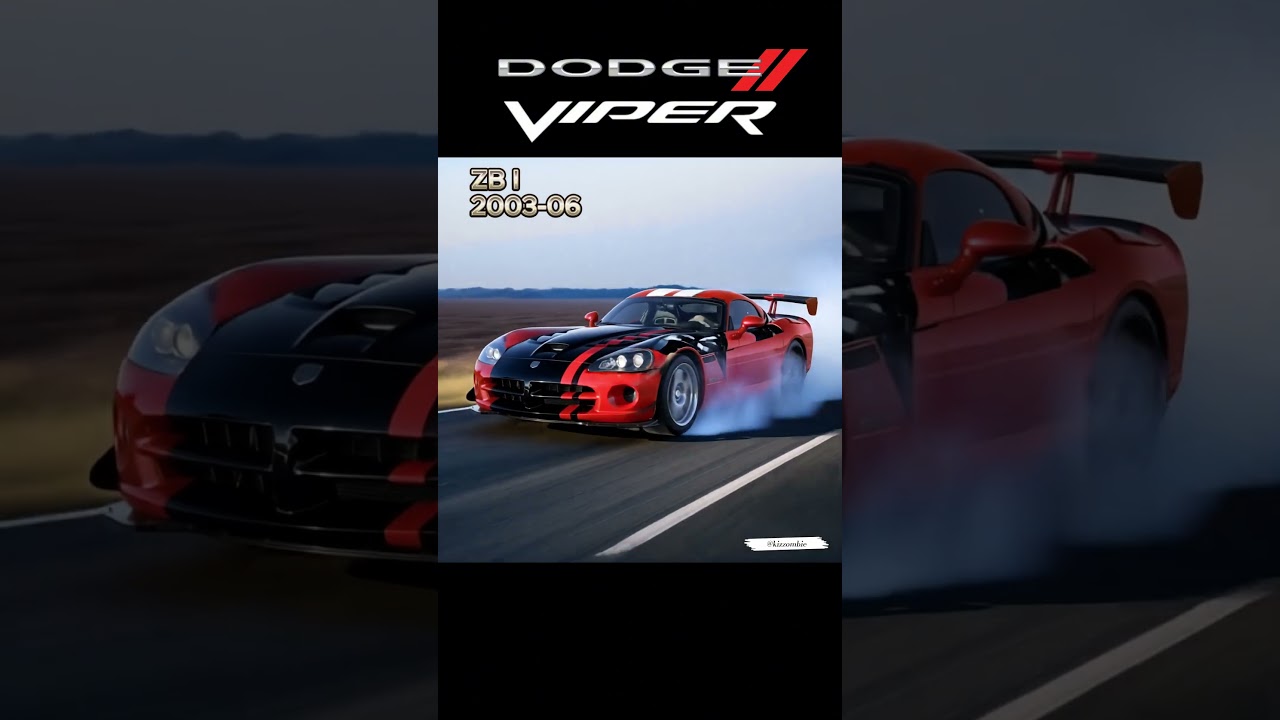 Dodge Viper Evolution (1992-2017): A Complete Timeline of Power and Performance 🐍