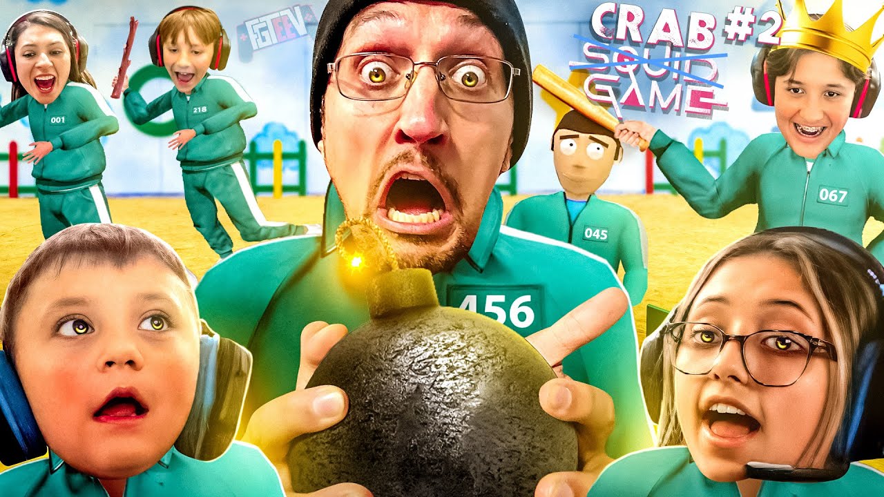 FGTeeV Family Competes in Crab Games 🎮