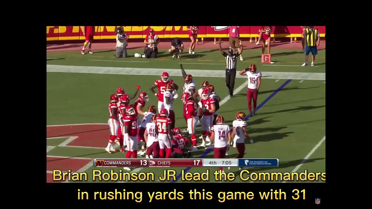 Commanders vs Chiefs: Complete Game Highlights, Scores & Key Stats π