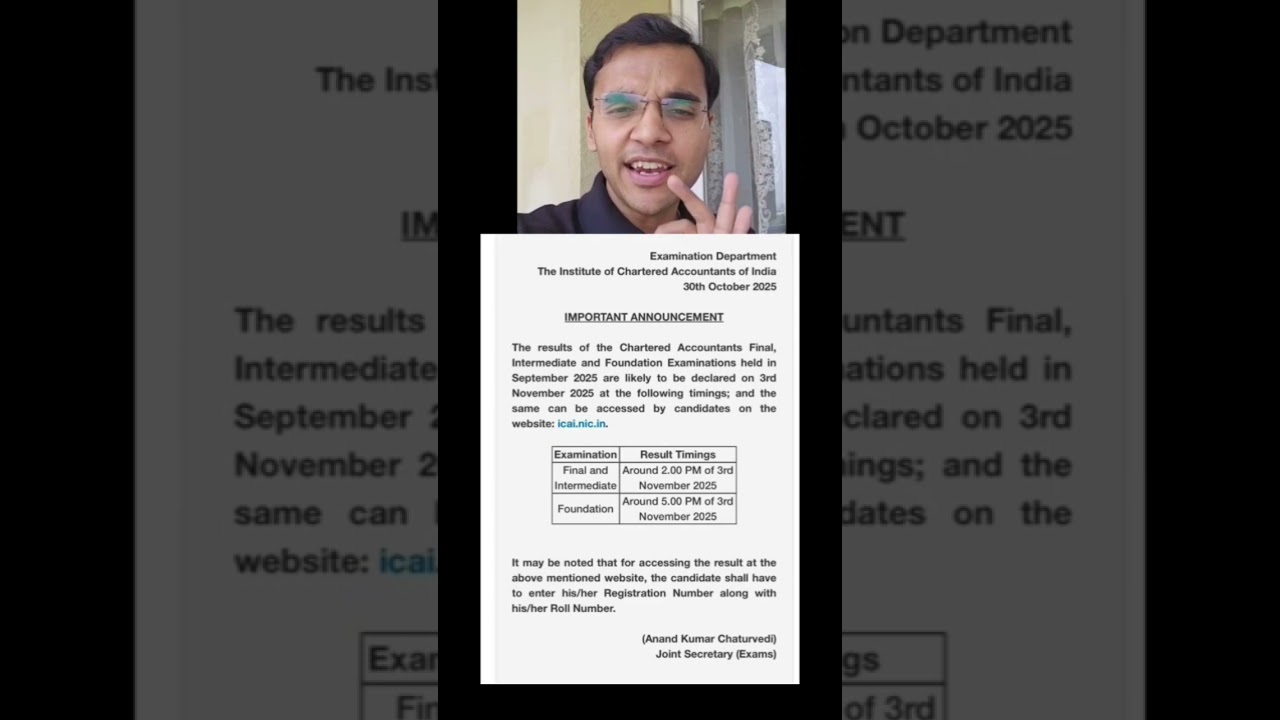 ICAI CA Result 2025 Update 🔥 | Latest News & Insights