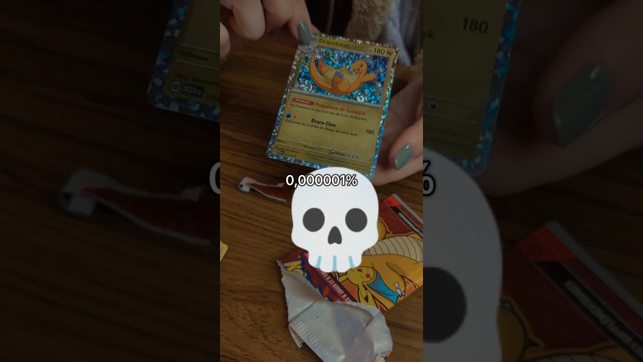 Découverte inattendue avec un booster Pokémon 🍔
