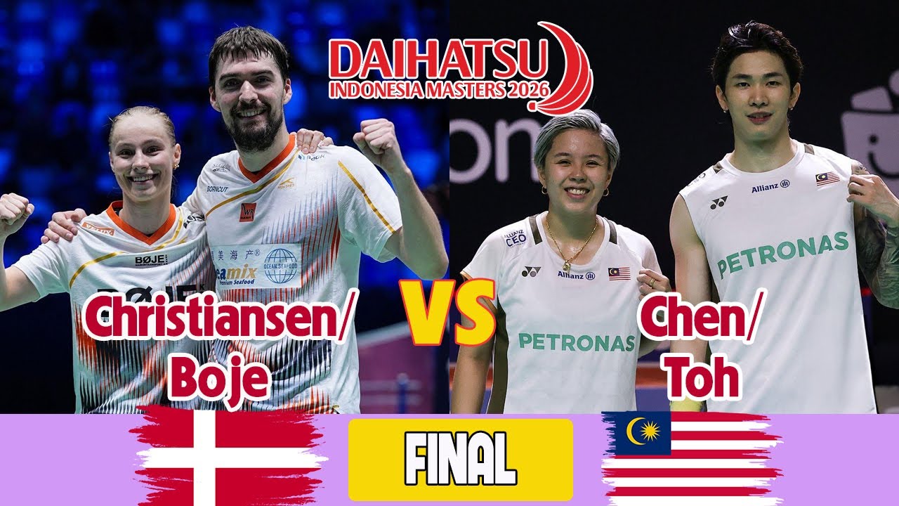 Christiansen/Boje vs Chen/Toh - Indonesia Masters 2026 Final XD