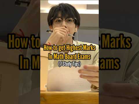 Tips to become Maths Topper (7 Study Tips📚) #mathematics #maths #study