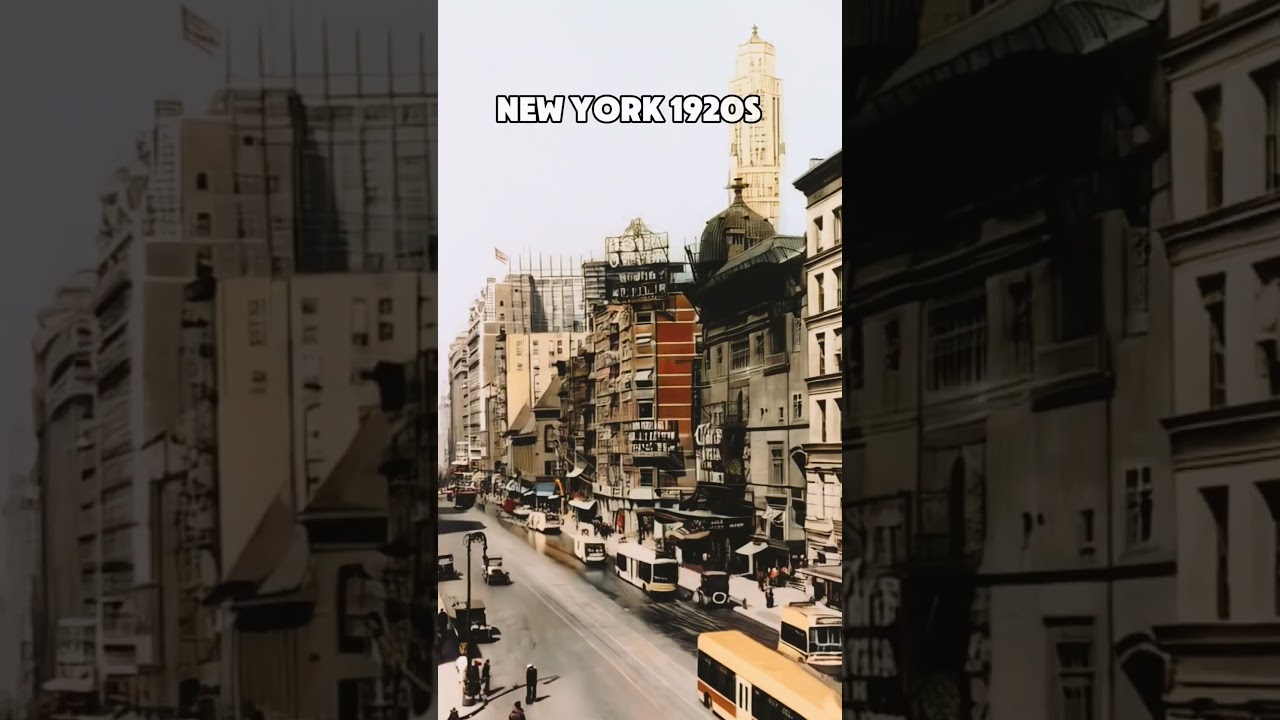 Step Back in Time: Restored Footage of New York City in 1920 🗽