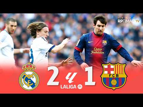 Real Madrid 2-1 Barcelona | La Liga 12/13 Highlights ⚽