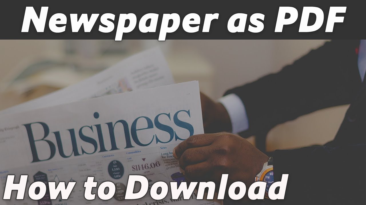 How to Save a Newspaper Article as a PDF on Mobile
