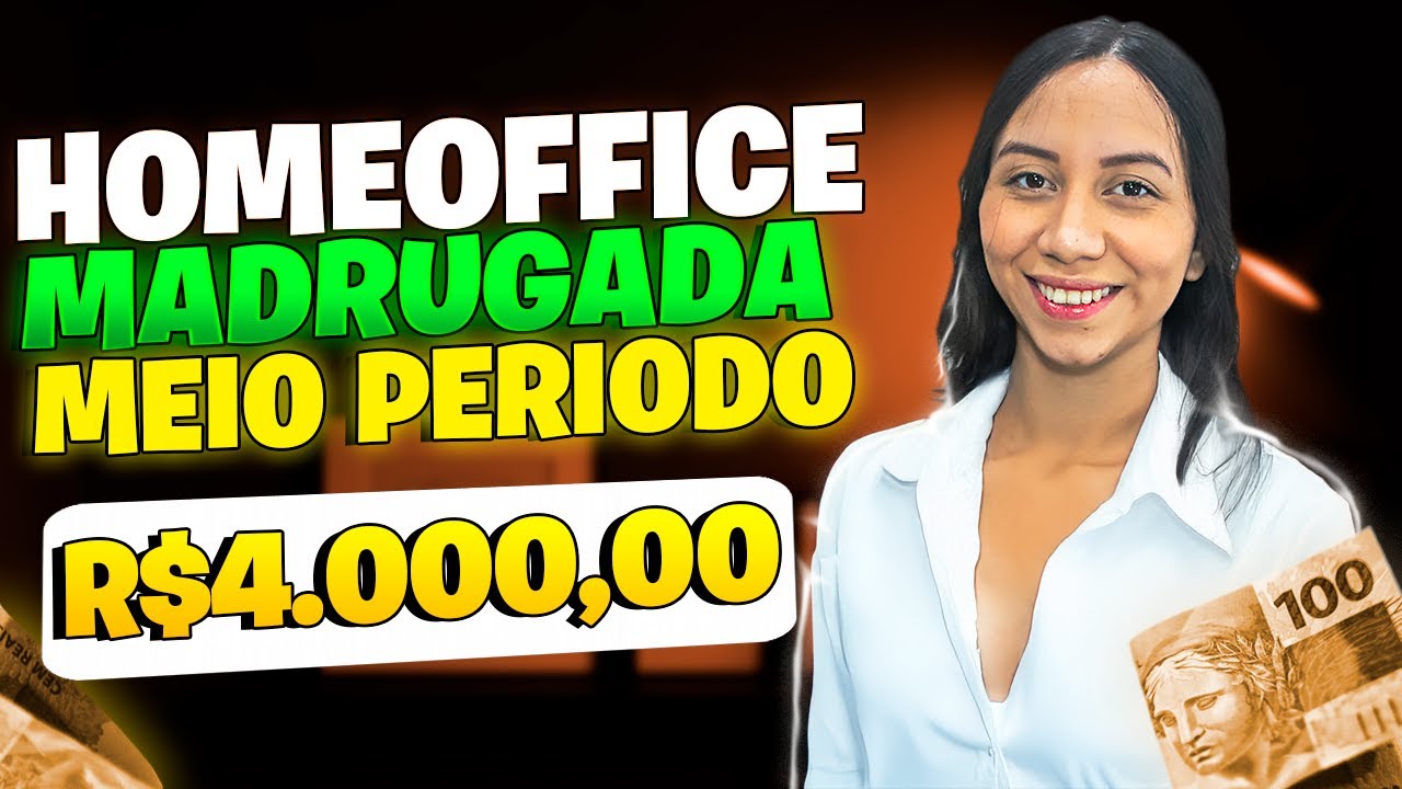 TOP 3 Top 3 Empresas de Trabalho Noturno Home Office 🏠
