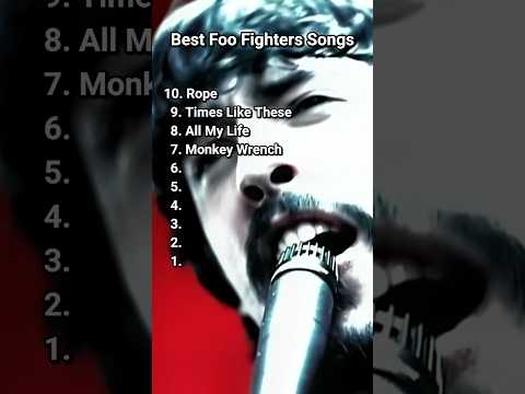 Top 10 Best Foo Fighters Songs #foofighters #top10 #bestsongs #bestmusic