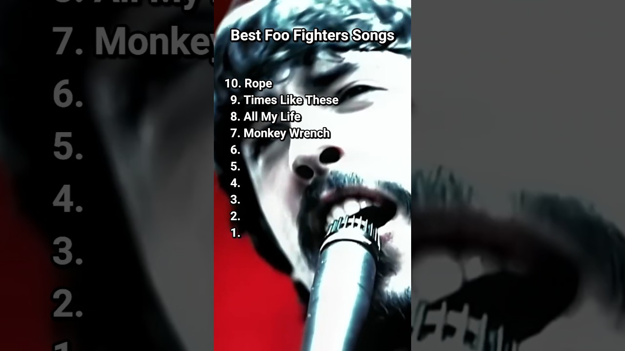 Top 10 🔥 Top 10 Must-Listen Foo Fighters Songs You Can't Miss