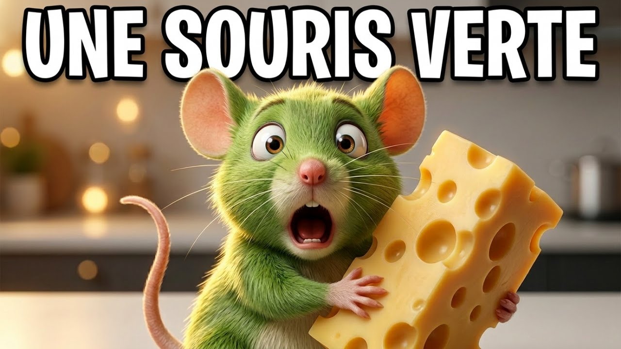 Une Souris Verte 🐁 🐌 | Chanson pour enfants rigolote à découvrir en famille 🎶