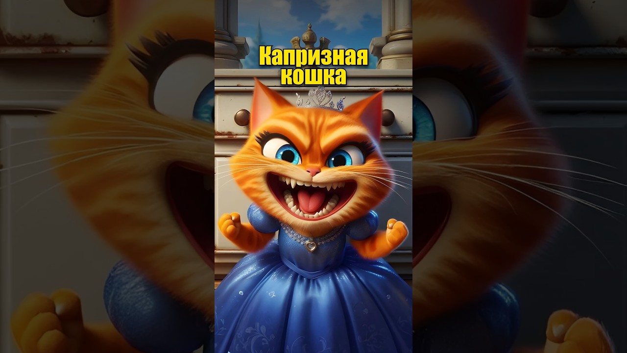 Капризная кошка в нейросети 🐱