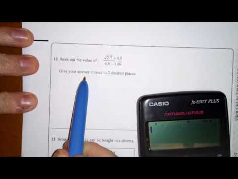 Using a Calculator Correctly and Rounding Foundation New GCSE (9-1) Calculator Exam Question