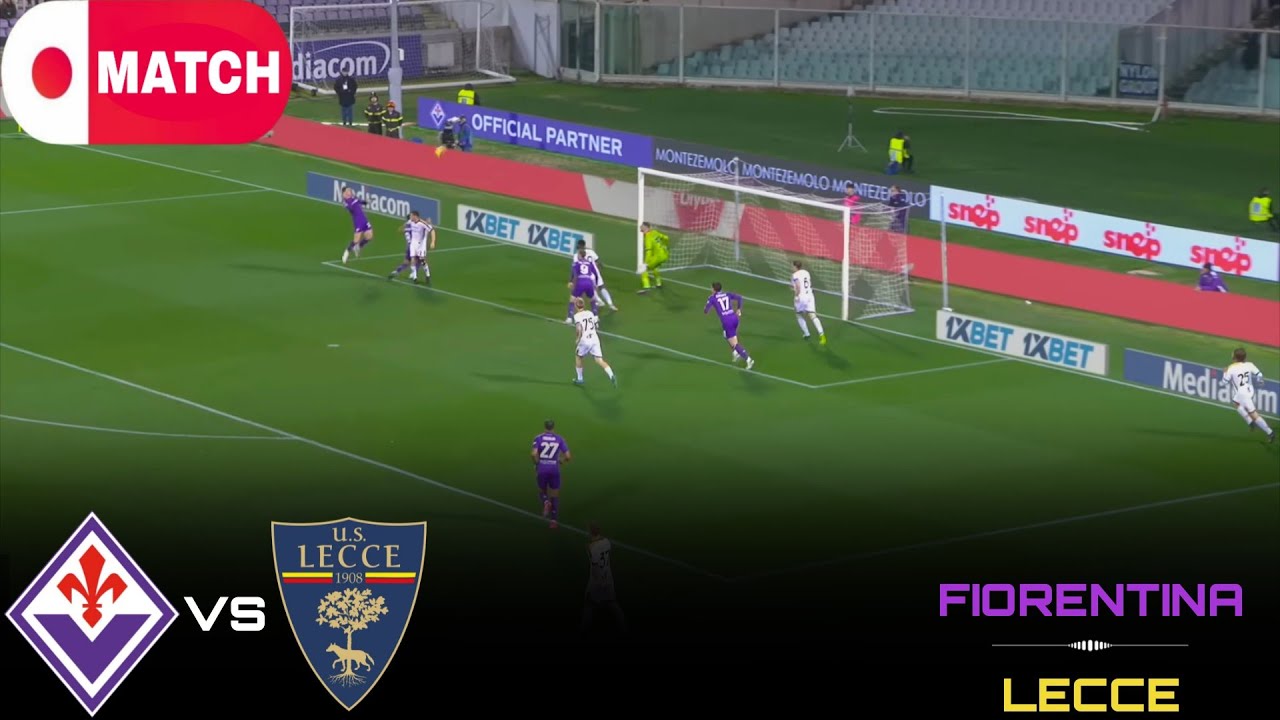 Watch Fiorentina vs Lecce Live Stream β Serie A 2025 Match β½