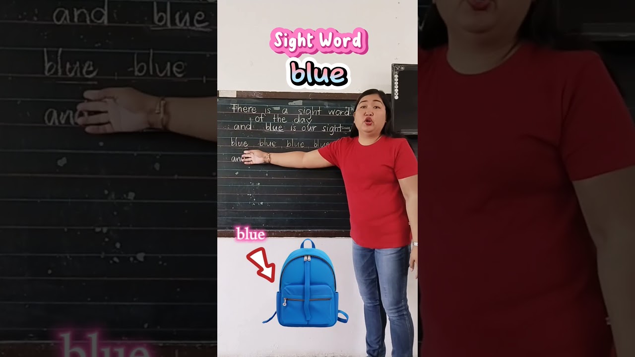 Sight Word: Blue 📝