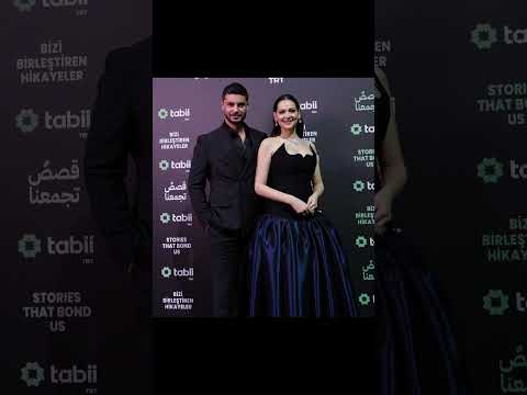 Berk Oktay TRT'nin dijital platformu Tabii'nin Dubai Lansmanına partneri Gülsim Ali ile katıldı