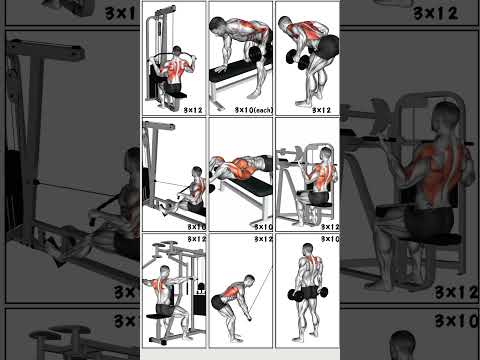 9 Powerfull Back Workout to Transform Upper Body| #workout #backworkout