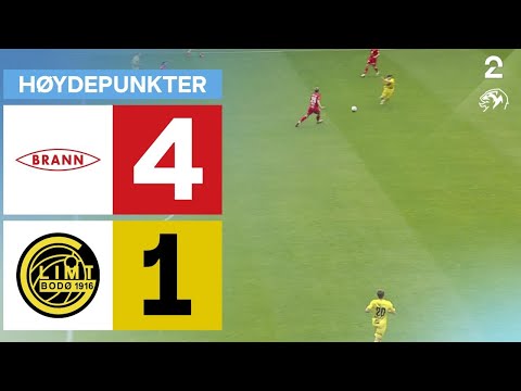 Brann 4 - 1 Bodø/Glimt - Høydepunkter