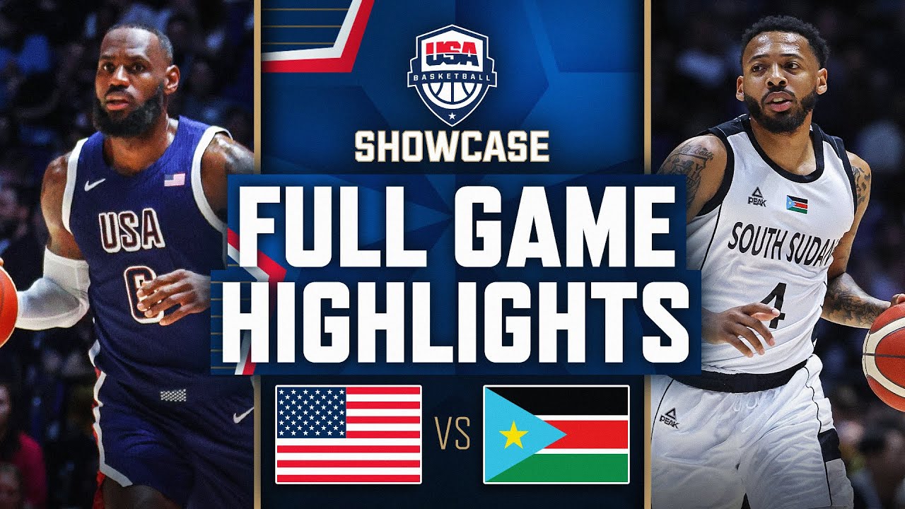 South Sudan vs USA | USAB Showcase Full Game Highlights | July 20, 2024