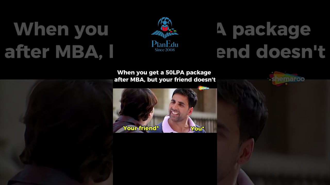 You got 50 LPA after MBA, and your friend only got free WiFi in campus  #memes #trending #placement