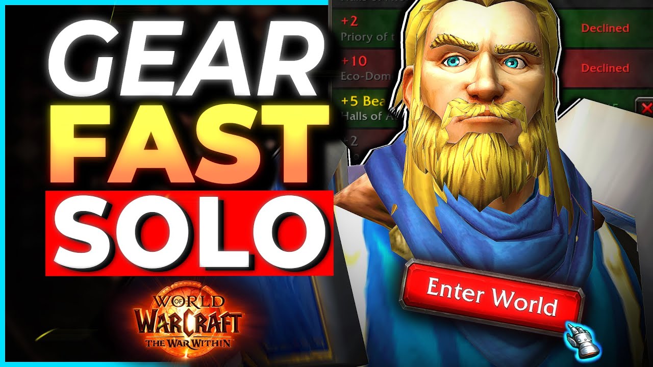 How To Gear 705+ ALL BY YOURSELF! No Group Content Needed!