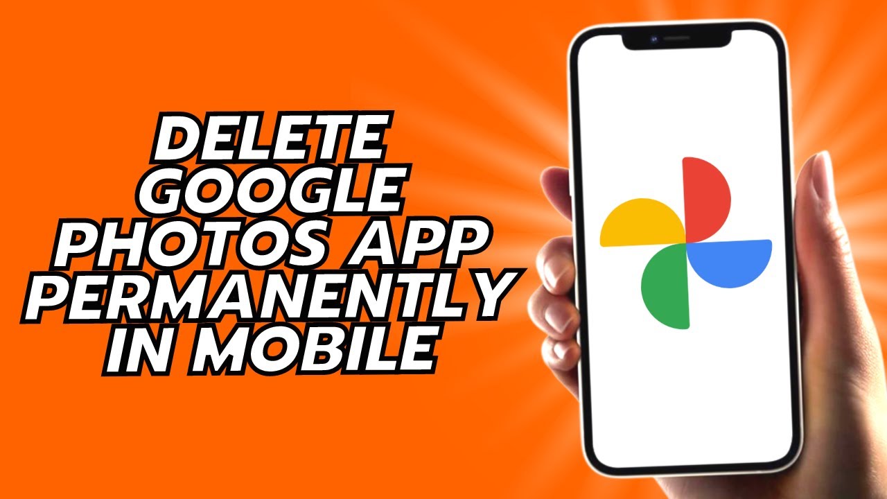 Delete Google Photos App Permanently on Mobile