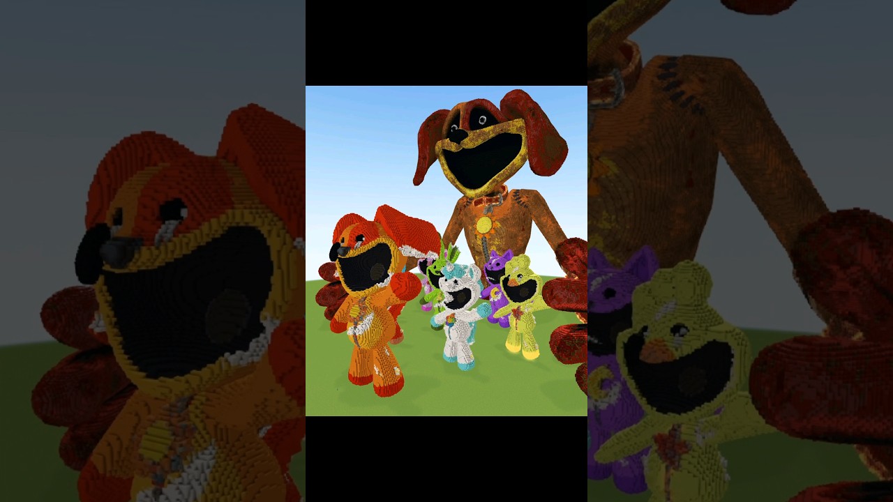 DogDay Hugs Smiling Critters in Poppy Playtime Chapter 3 | Epic Timelapse Build 🧸