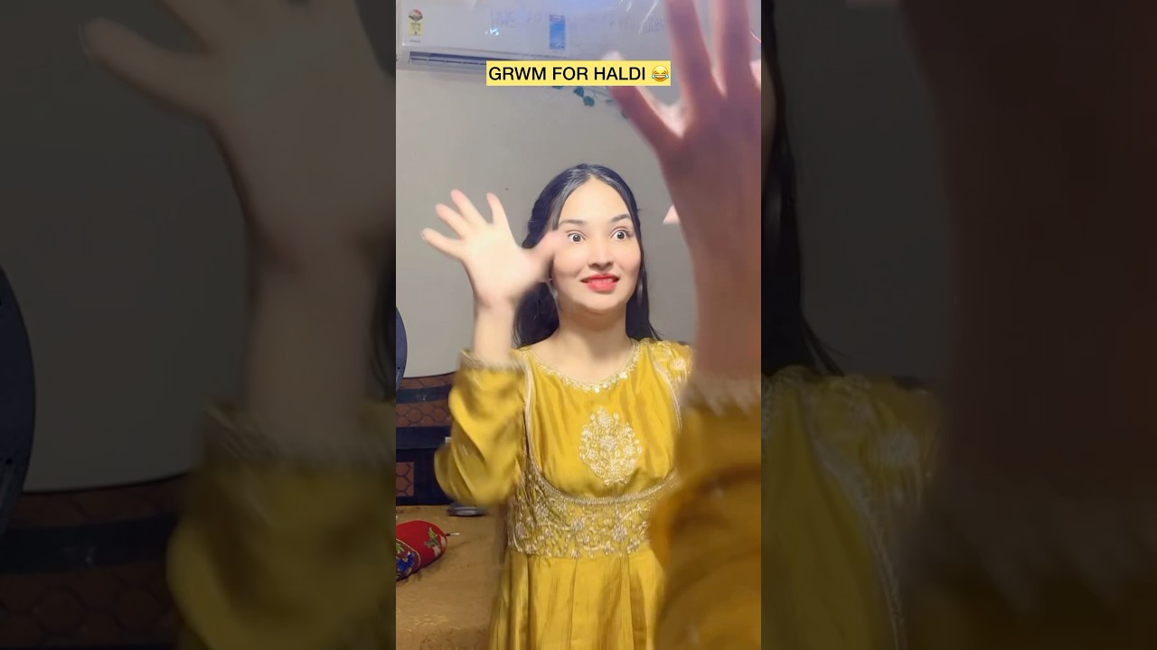 Get Ready with Me for Haldi Ceremony! 😂✨ #Viral #Shorts