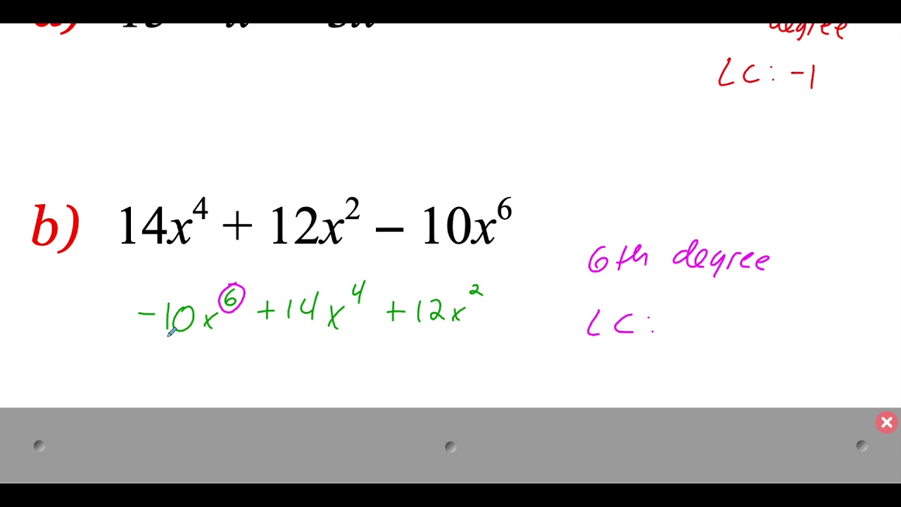 Adding & Subtracting Polynomials 📘