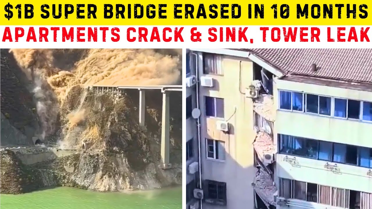 China's Tofu-Dreg Bridge Collapses in 291 Days ⚠️