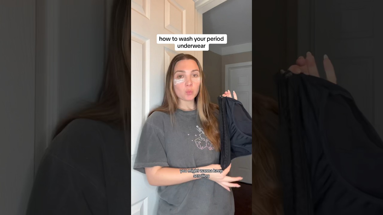 how to wash period underwear #sustainableliving #reuse #menstruation #menstrual #periodunderwear