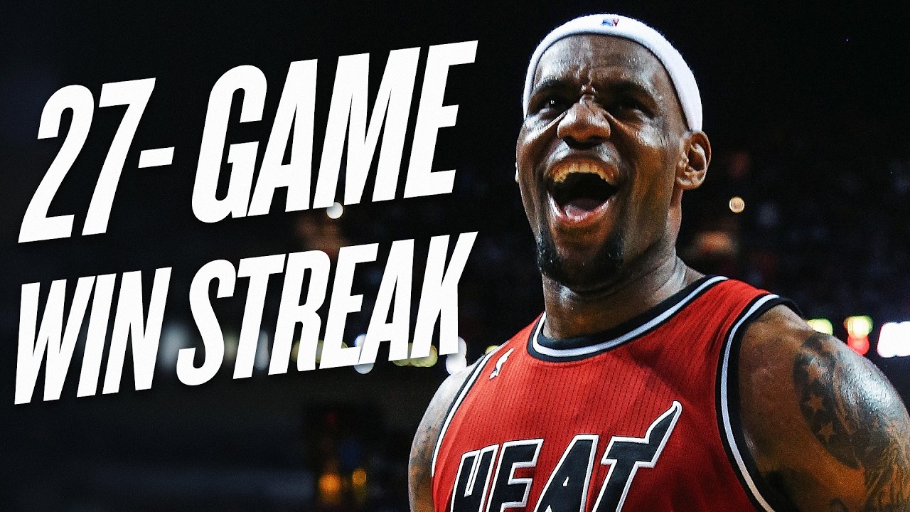 Miami Heat's Amazing 27-Game Win Streak 🔥