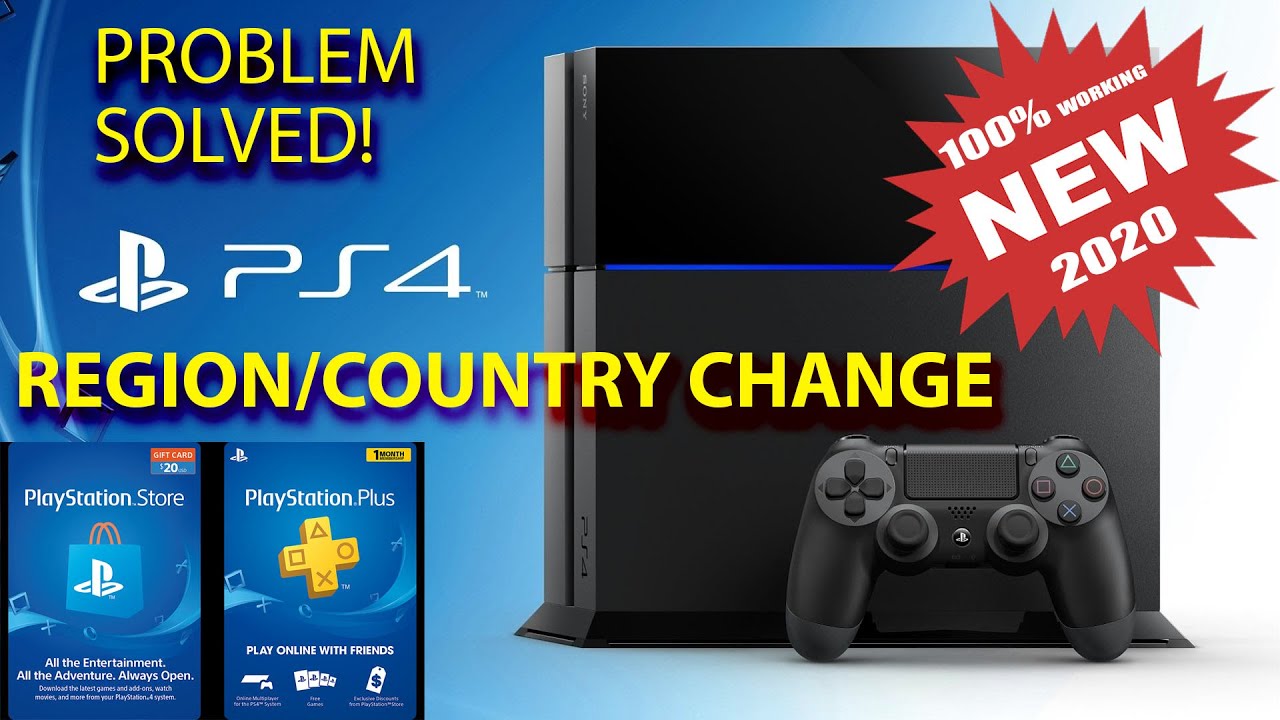 Change PS4 Region & Fix Error WC-34891-5 (2020) 🎮