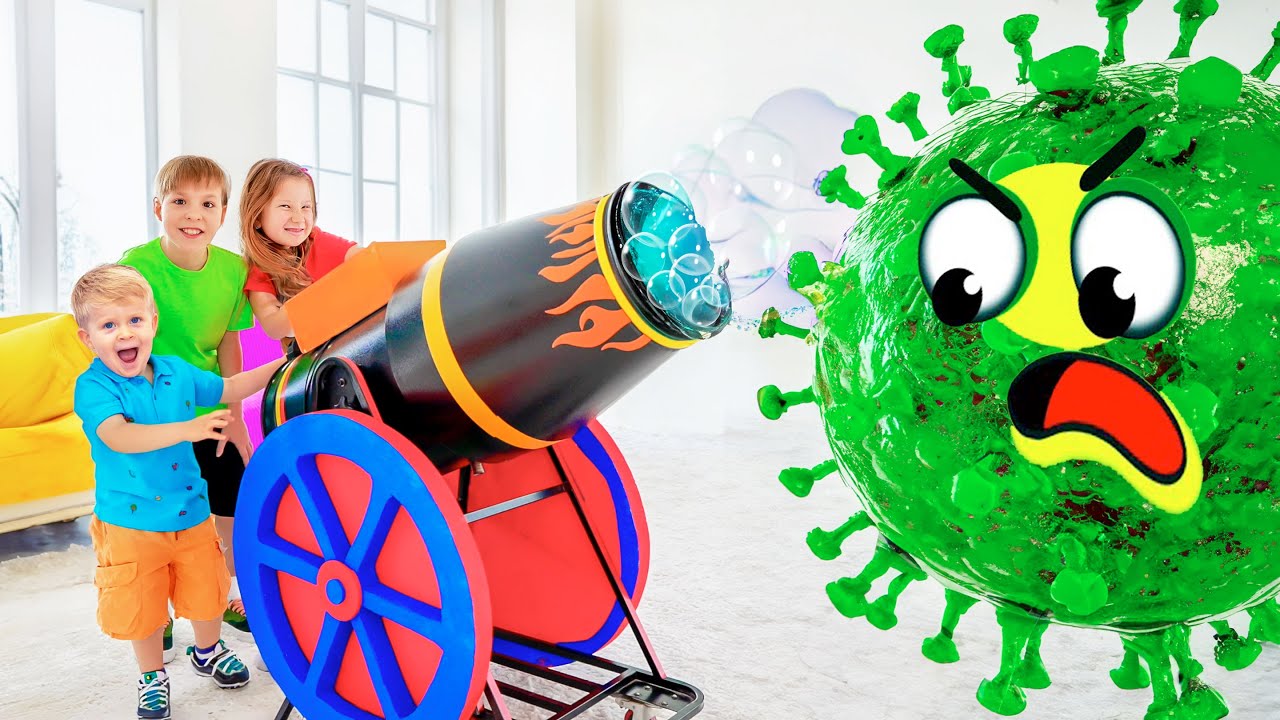 Oliver Conquers Viruses & More Funny Kids Videos