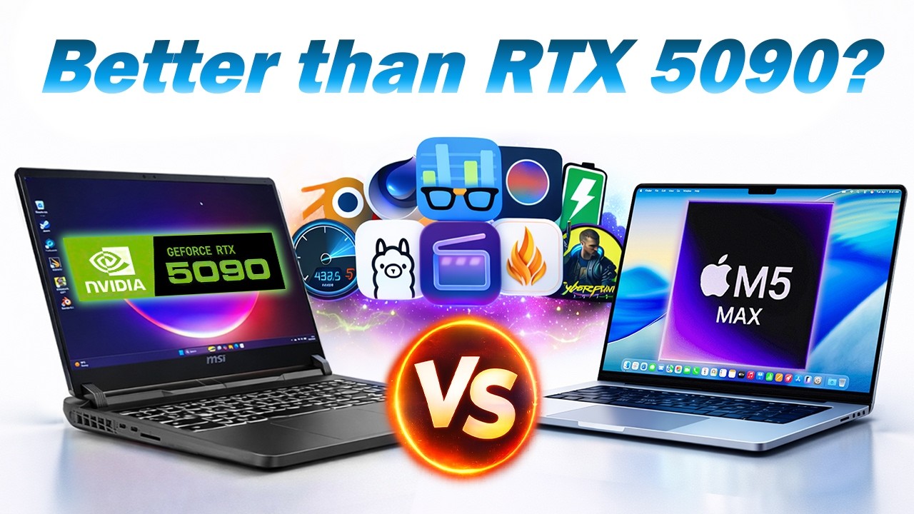 M5 Max MacBook Pro vs RTX 5090: Performance Showdown ⚡