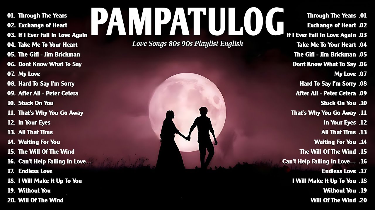Pampatulog Romantic Love Songs 🎶 (70s-90s)