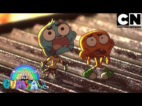 Episodio 1: La Hamburguesa 🍔😺 | El Maravillosamente Extraño Mundo de Gumball | CN