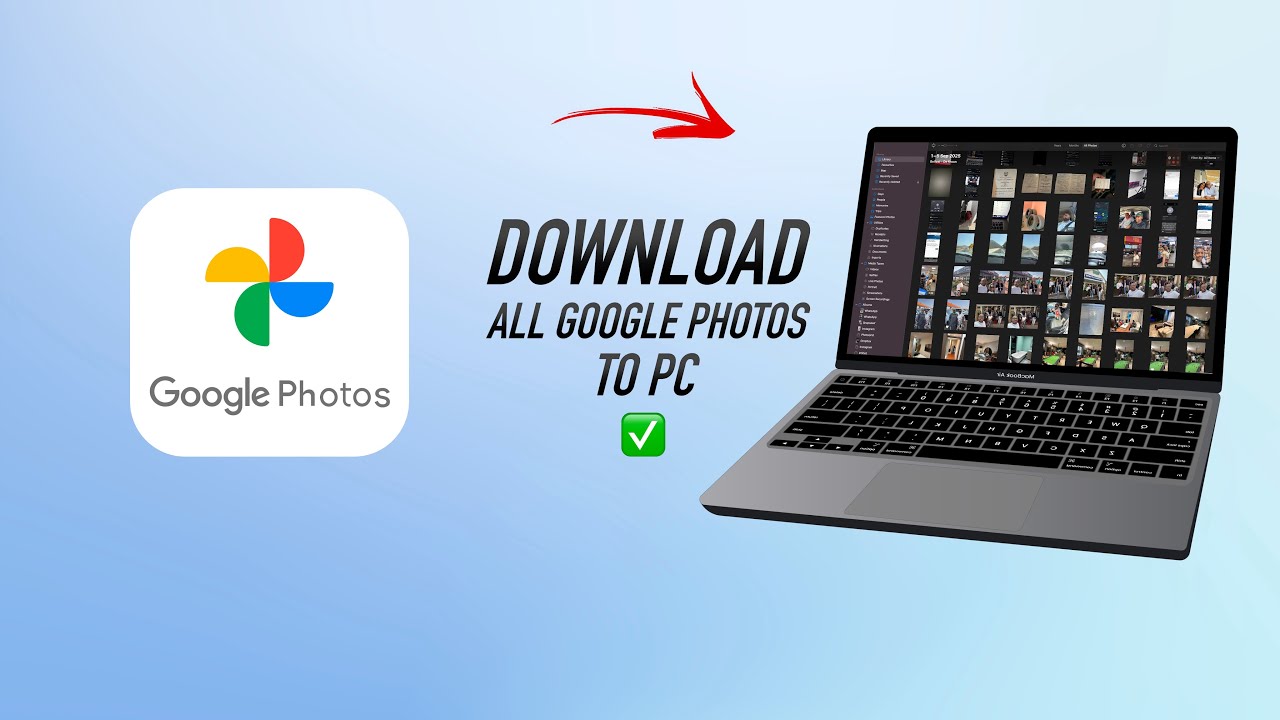 Download All Google Photos to PC in 3 Minutes π₯