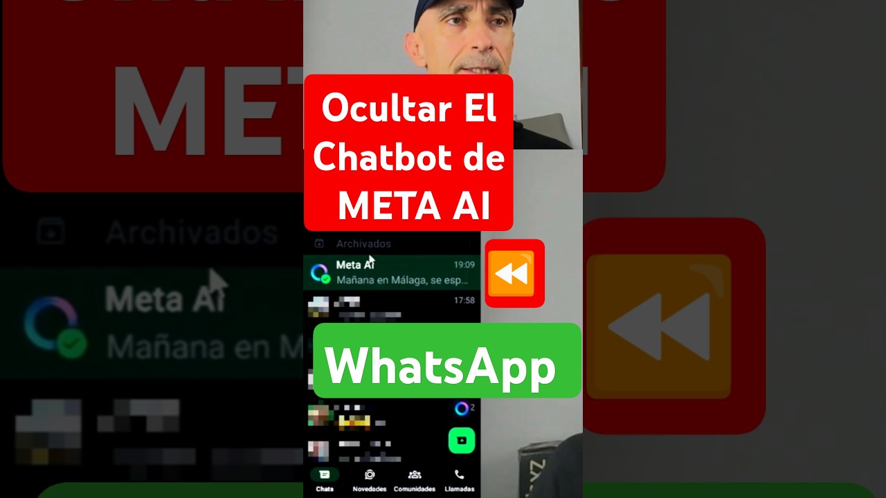 ✅️ Si te molesta, puedes quitar el chat META AI de WhatsApp, pero no la IA #metaaiwhatsapp