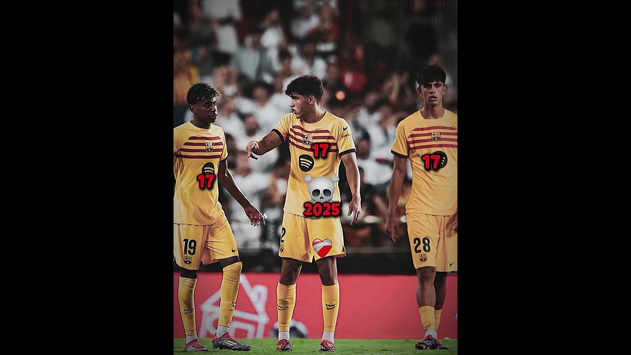 Yamal X Pau Cubarsi X Marc Bernal ⚽ Highlights