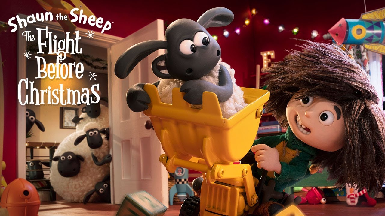 ๐๐ Shaun the Sheep: The Flight Before Christmas (Movie Clips Compilation)