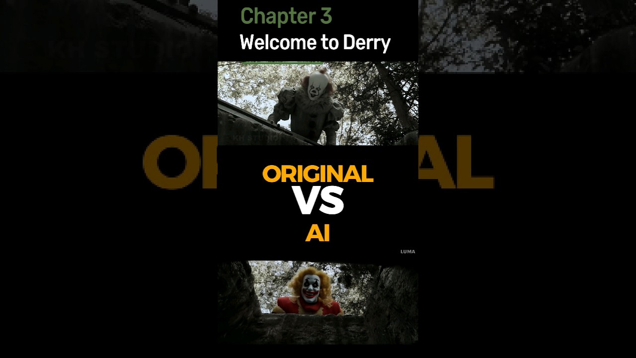IT Chapter 3: Welcome to Derry β Original Film vs AI-Generated Comparison π₯