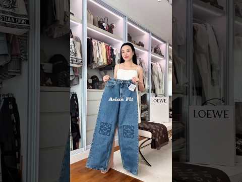 LOEWE ANAGRAM JEANS (ASIAN FIT)   #tryonhaul #loewe