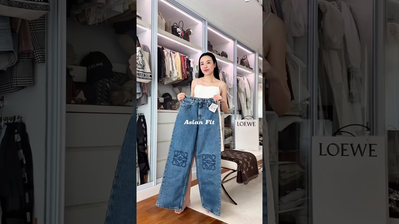 LOEWE Anagram Jeans (Asian Fit) Try-On Haul